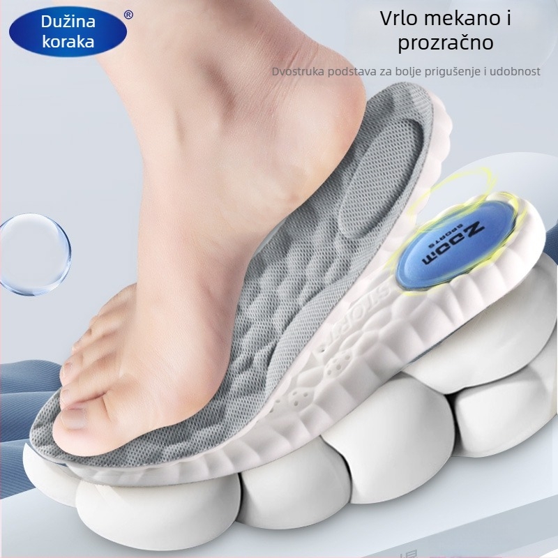 PU ulošak - prozračan, upija znoj, deodorant, ublažava udarce, cijeli ulošak za obuću