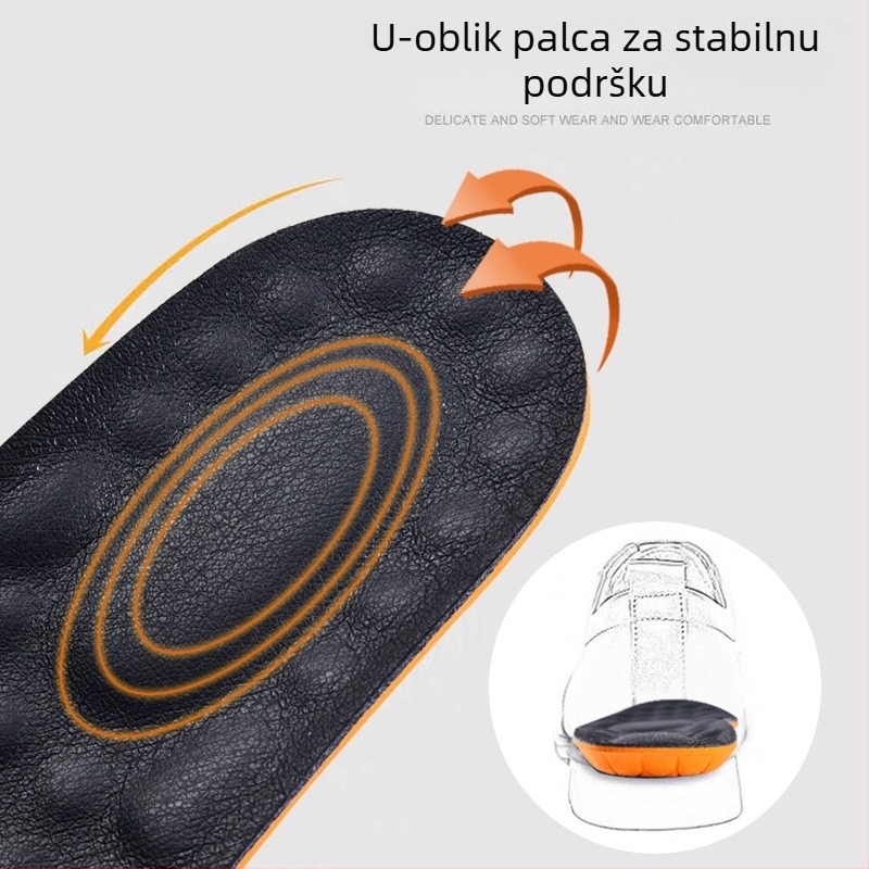 Teleća koža ulošak za tenisice, kožne, casual i radne cipele – dezodorirajući uložak, cijeli uložak, model MD