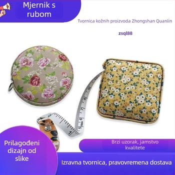 PU mjerač, mekana traka, mini, okrugli i kvadratni oblik, model QL-0926, raspon mjerenja 1,52 m, prilagodljivo