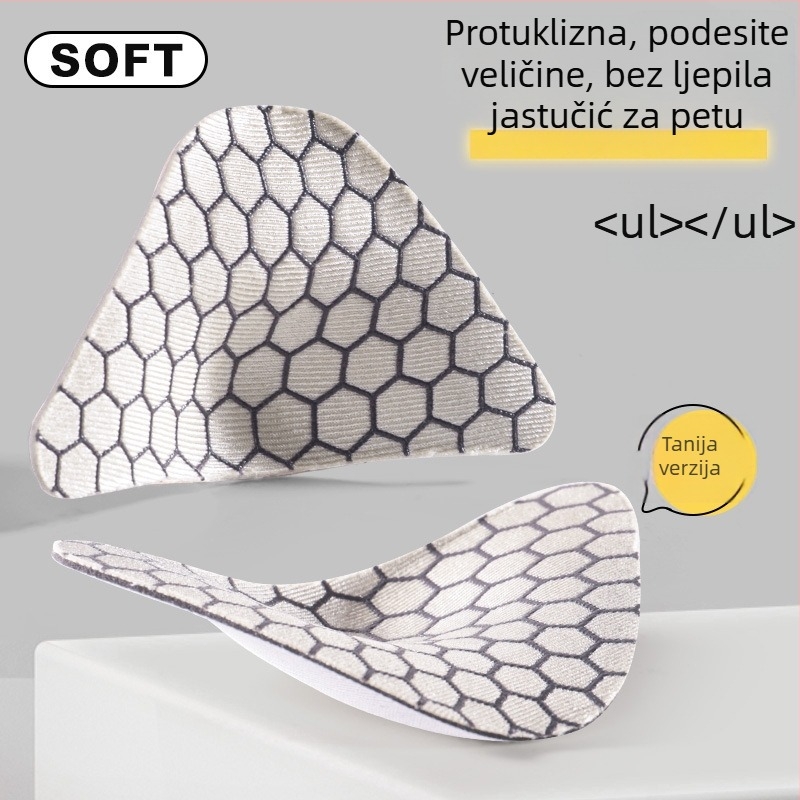 Bez ljepila zaštita peta za kožne cipele, sandale i druge — protuklizna zaštita, otporna na habanje, za sve sezone