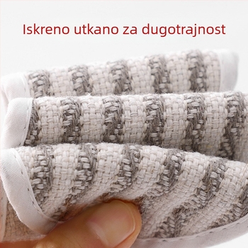 Pei Nong lanena uloška za cipele za muškarce i žene — upija znoj, prozračna, magnetska terapija, cijela uloška, materijal pamuk i lan
