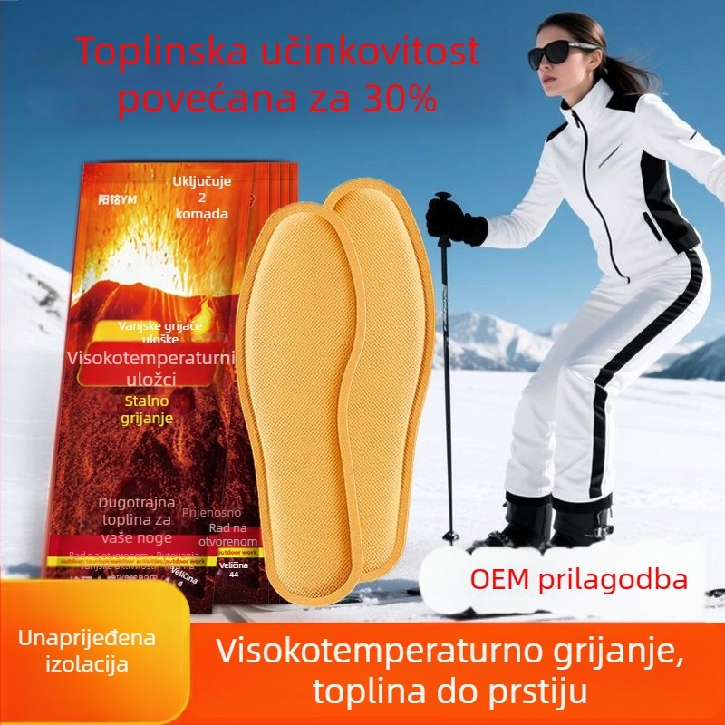 Grijajući ulošci za cipele, netkani materijal, puni ulošak, Unisex, odrasli