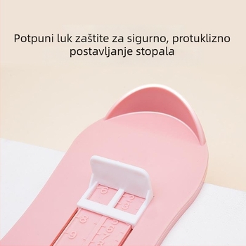 Ebmini Mjerenje duljine stopala za djecu – plastični mjerni alat za dječje cipele, porijeklo: Wenzhou, Zhejiang