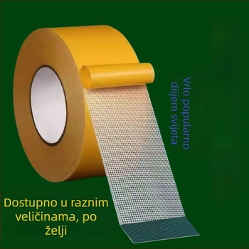 Dvostrana ljepljiva traka s platnom za montažu namještaja, 1 mm debljina, -20 do 80 °C, sustav ljepila: duct tape, serija Spring Couplets Glue Series