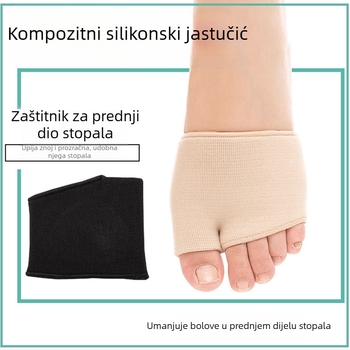 Zaštita hallux prsta Slip-On s prednjim jastučićem dlana — elastičan debeo dizajn, pogodno za tenisice, kožne cipele i čizme