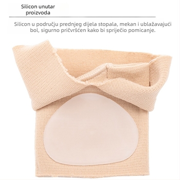 Zaštita hallux prsta Slip-On s prednjim jastučićem dlana — elastičan debeo dizajn, pogodno za tenisice, kožne cipele i čizme