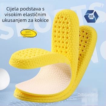 PU uložak za cipele – deodorantni, cijeli uložak, pogodan za tenisice, kožne cipele, čizme i casual obuću, unisex za odrasle