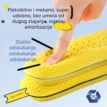 PU uložak za cipele – deodorantni, cijeli uložak, pogodan za tenisice, kožne cipele, čizme i casual obuću, unisex za odrasle