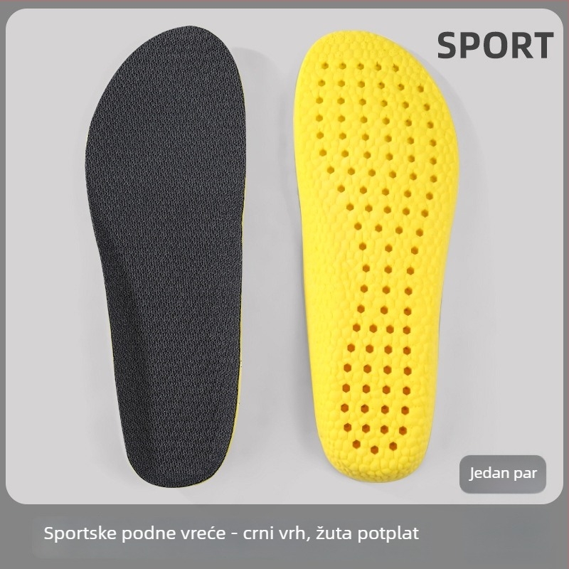 PU uložak za cipele – deodorantni, cijeli uložak, pogodan za tenisice, kožne cipele, čizme i casual obuću, unisex za odrasle