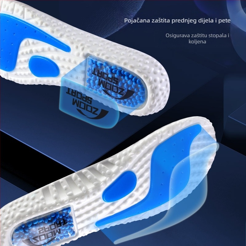 PU ulozak za sportsku obuću s zračnim jastučićem, apsorpcija udaraca, dezodorans, upijanje znoja, prozračan, unisex Footprint Tribe