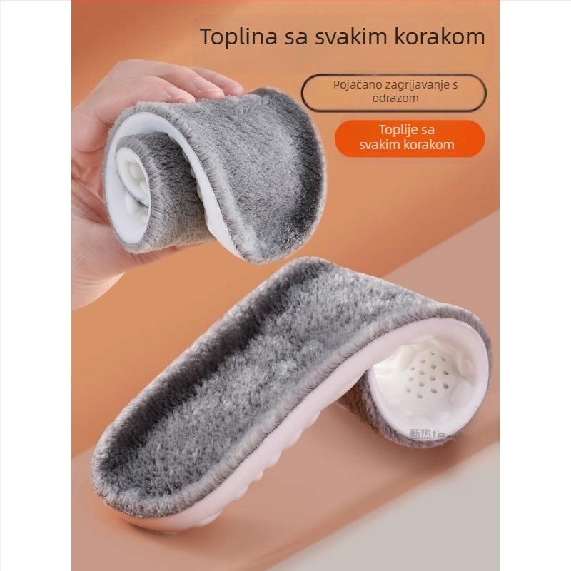 Topla uložna tabanica s flisom, debela, upija znoj i deodorira; zima; unisex; pogodna za tenisice, kožne cipele i čizme
