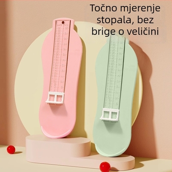 Alat za mjerenje veličine cipela za bebe, univerzalno za dojenčad i malu djecu, ABS plast, standardno pakiranje, Marka: Drugo