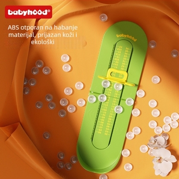 Century Baby Dječji mjerač dužine stopala (ABS plastika; za dob od 6 mjeseci do 7 godina; pakiranje u jednom komadu)