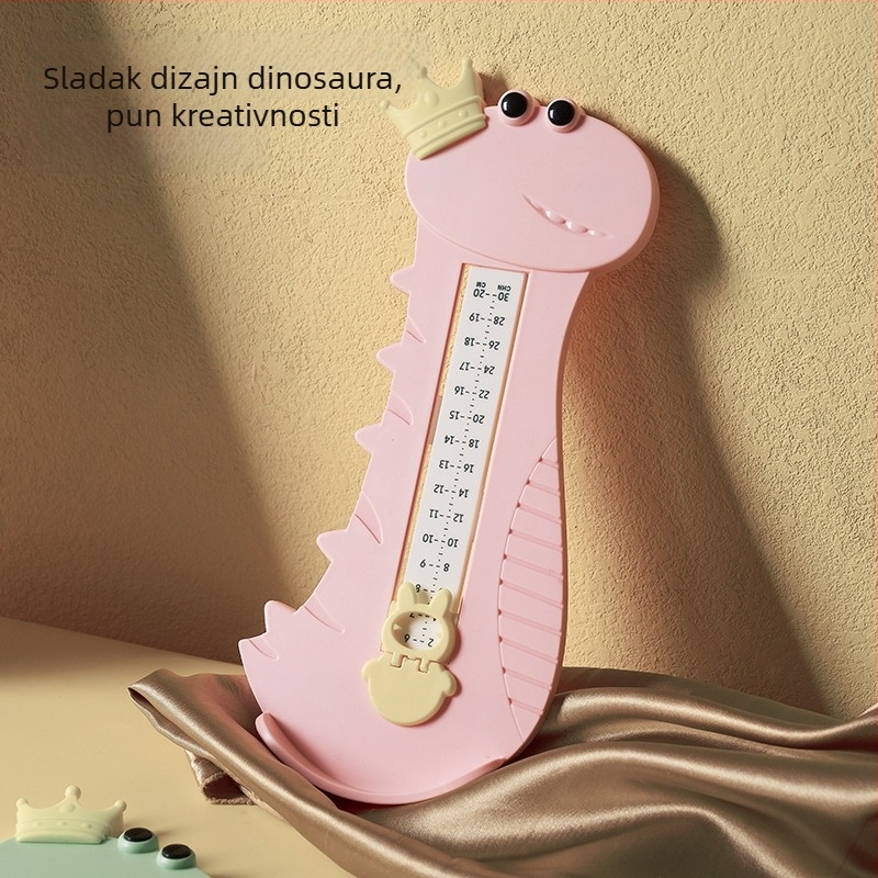 Alat za mjerenje stopala za bebe i djecu – mjerni alat za duljinu stopala, ABS plastika, Model 825, Stil Cartoon Paradise