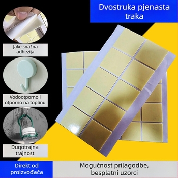 Dvostrano ljepljiva kuka za zid od PE pjene, visoka viskoznost, silikonovo ljepilo, pogodna za dno bočice parfema