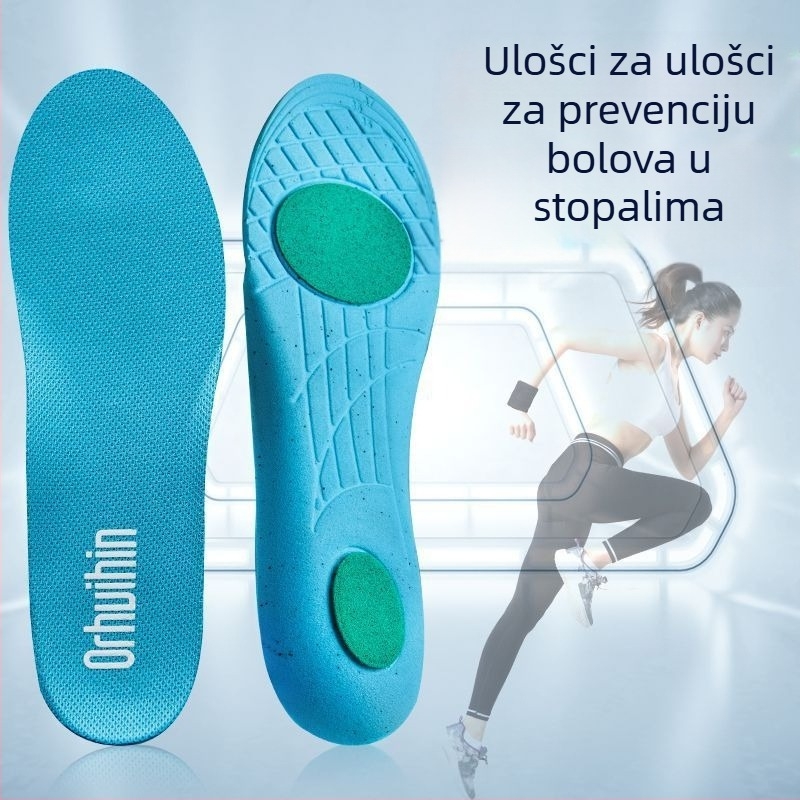 RUNWING XY03 Uložci od pjene s memorijom za tenisice, čizme i casual cipele — upijanje znoja, ublažavanje udaraca, protiv klizanja, potpuno podstavljene