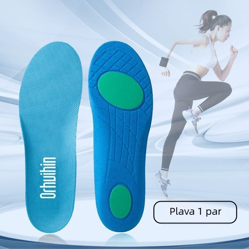RUNWING XY03 Uložci od pjene s memorijom za tenisice, čizme i casual cipele — upijanje znoja, ublažavanje udaraca, protiv klizanja, potpuno podstavljene