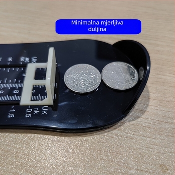 Proširena verzija mjerača dječjih stopala – 5,5–23 cm, mjerenje u inčima i centimetarima, UK veličina obuće, za djecu od 2 godine