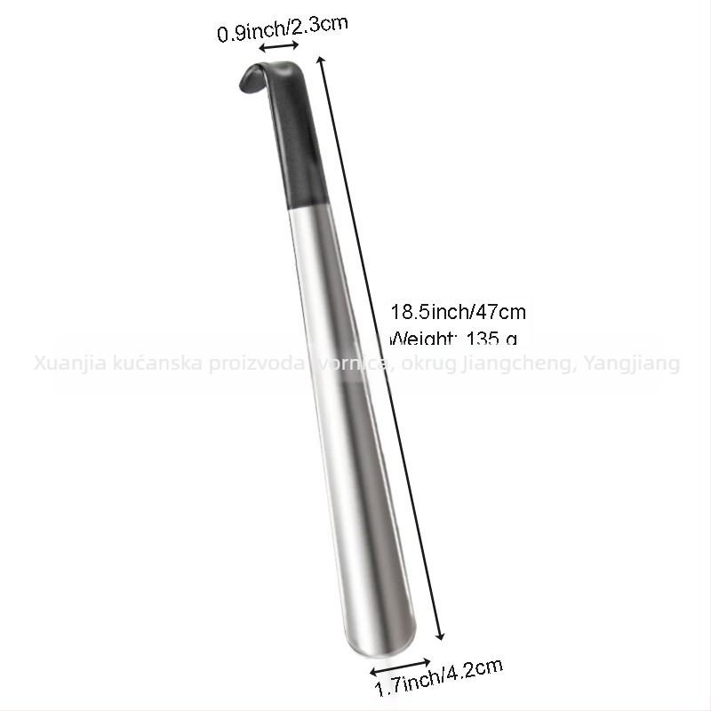 Junyiking nehrđajući čelik shoehorn, dip-molded dizajn, neporozan