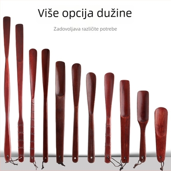 Drvena obućarska pomagala s dugim držalom, ravno držanje, za trudnice i starije, sve godišnje korištenje