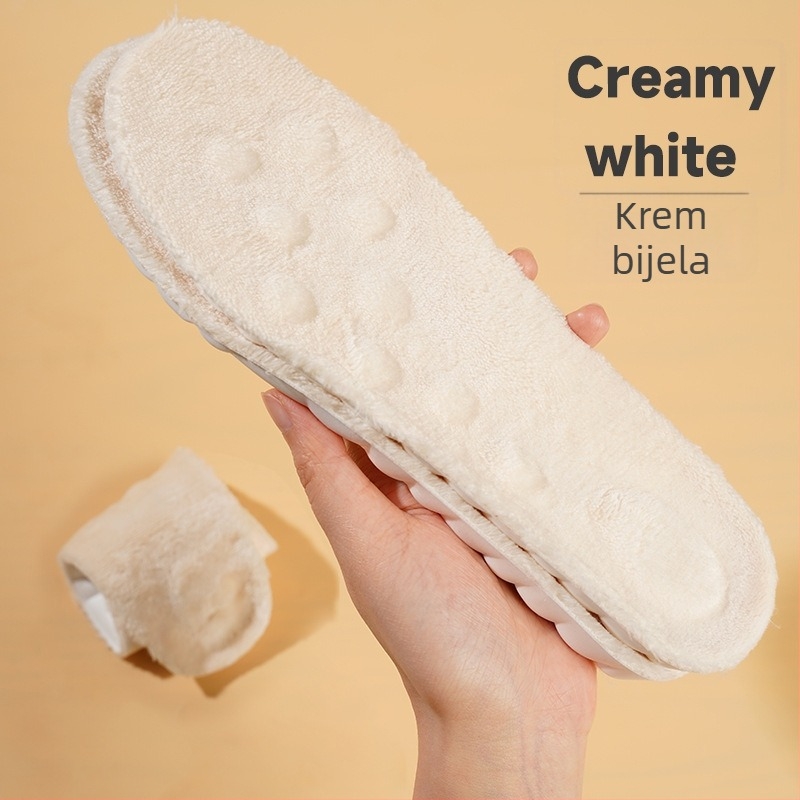 PU uložak za cipele, model 2219-fleece-lined, topao s apsorpcijom znoja i masažom, pogodan za tenisice, čizme, casual i radne cipele, zima