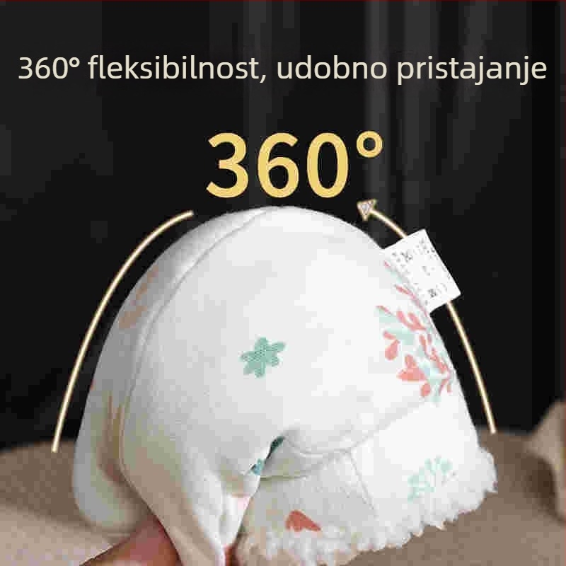 Dječje pamučne cipele i čarape s zaštitom od ogrebotina i mekim potplatom, s crtanim dizajnom, zimu