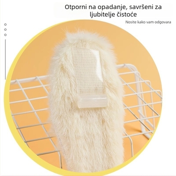 Unisex zimske uloške za cipele od umjetne vune s debelim lažnim zečjim krznom, upijaju znoj i kontroliraju miris, mekane potplata
