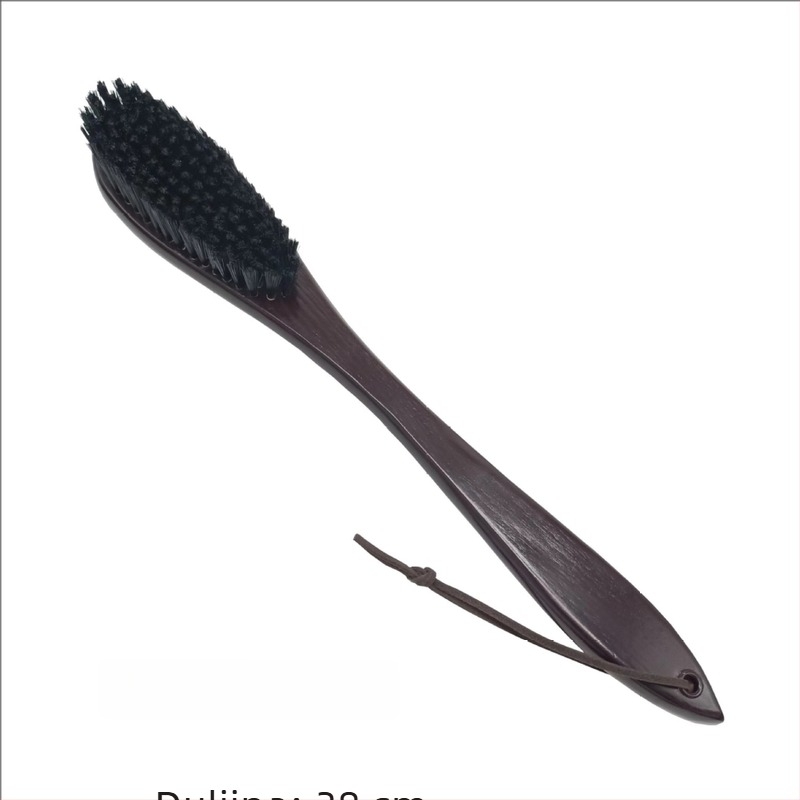 Drveni cipohvat i četka za odjeću s dugim držalom — Brand Trendy, Model Clothes brush and shoehorn