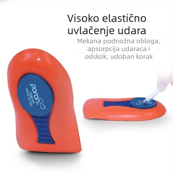Ortopedska uloška za cipele s polu‑lukom, ublažavanje boli u peti, potpora plantarne fascije i apsorpcija udaraca