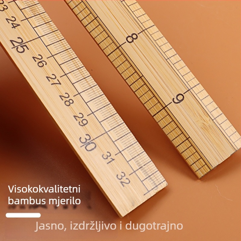 Bambusov krojački mjerni ravnalo za mjerenje odjeće, kućna upotreba; Model 985; Brand: Druga; Bez prilagodbe