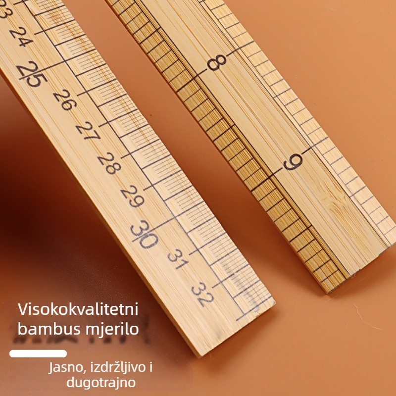 Bambusov krojački mjerni ravnalo za mjerenje odjeće, kućna upotreba; Model 985; Brand: Druga; Bez prilagodbe