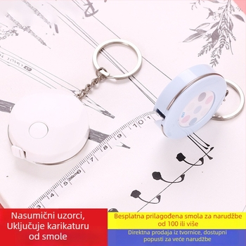 Yuhui QY-MiNi mini mjerač trake — plastični, raspon mjerenja 200 cm, mogućnost prilagodbe