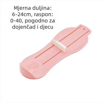 Plastični kućni mjerač dužine stopala za djecu i odrasle – unutarnja duljina stopala, univerzalno mjerenje duljine cipela