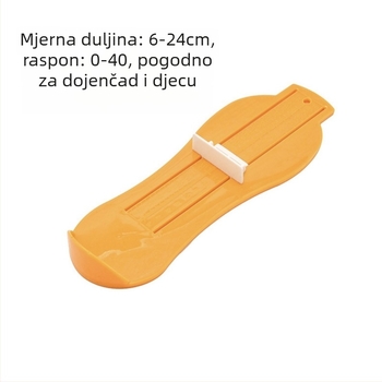 Plastični kućni mjerač dužine stopala za djecu i odrasle – unutarnja duljina stopala, univerzalno mjerenje duljine cipela
