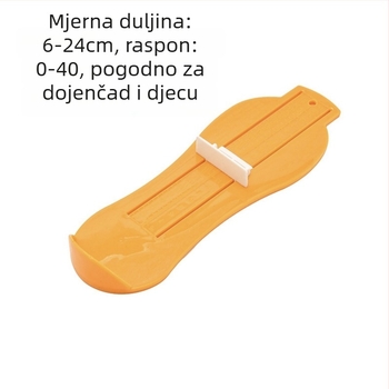 Plastični kućni mjerač dužine stopala za djecu i odrasle – unutarnja duljina stopala, univerzalno mjerenje duljine cipela