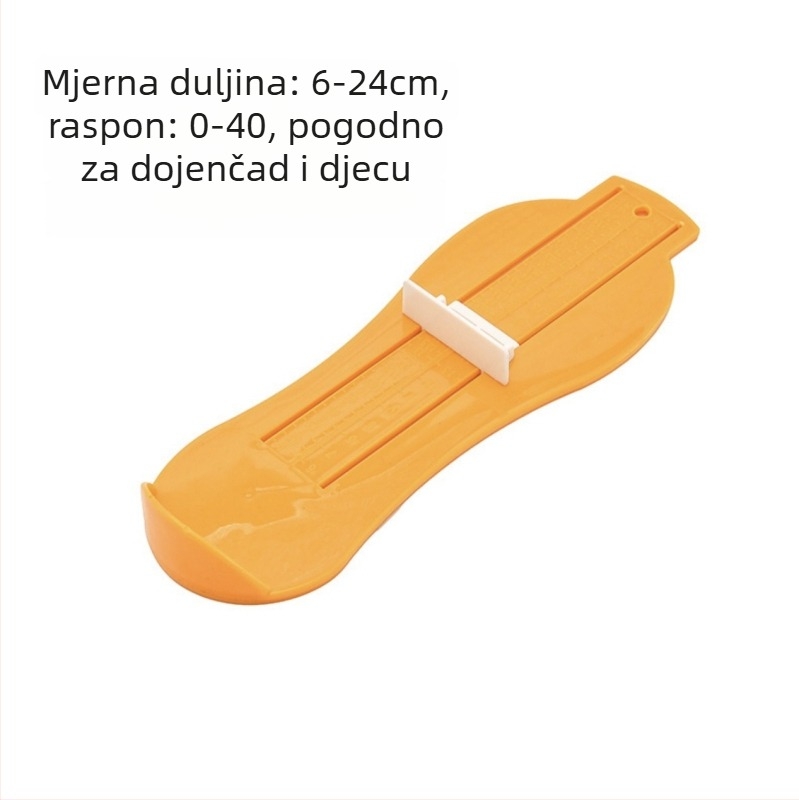 Plastični kućni mjerač dužine stopala za djecu i odrasle – unutarnja duljina stopala, univerzalno mjerenje duljine cipela