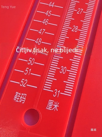 Mjerač duljine stopala za bebe, djecu i odrasle – ABS plast