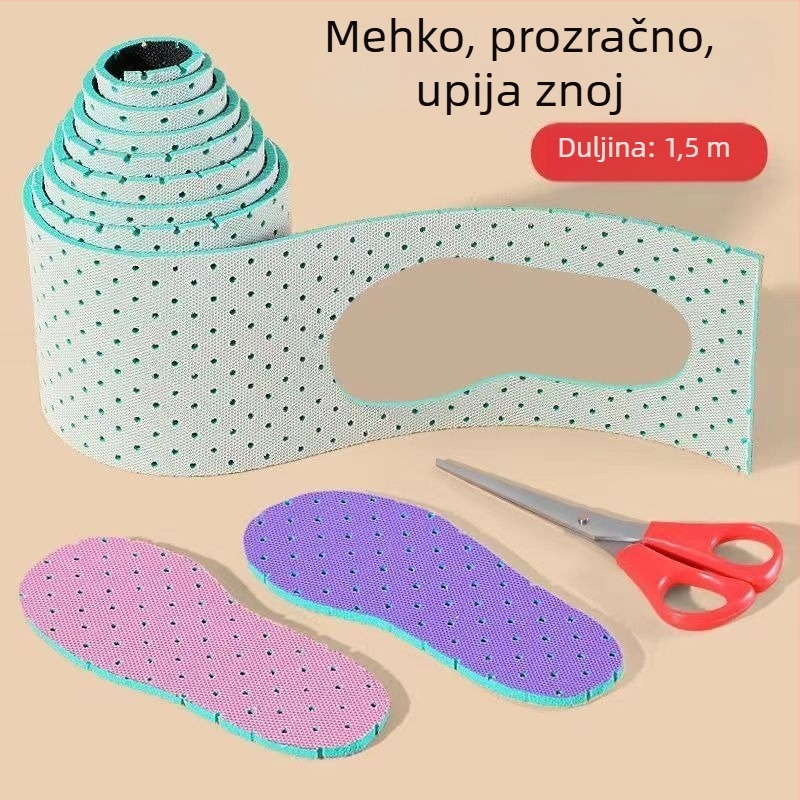 Ulošci za cipele – od pjene, rezljivi za četiri sezone, unisex, upijaju znoj