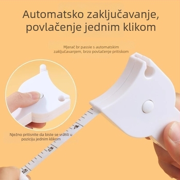 Izvlačna meka mjera za tijelo (struk, nadlaktica, prsa, obim noge)