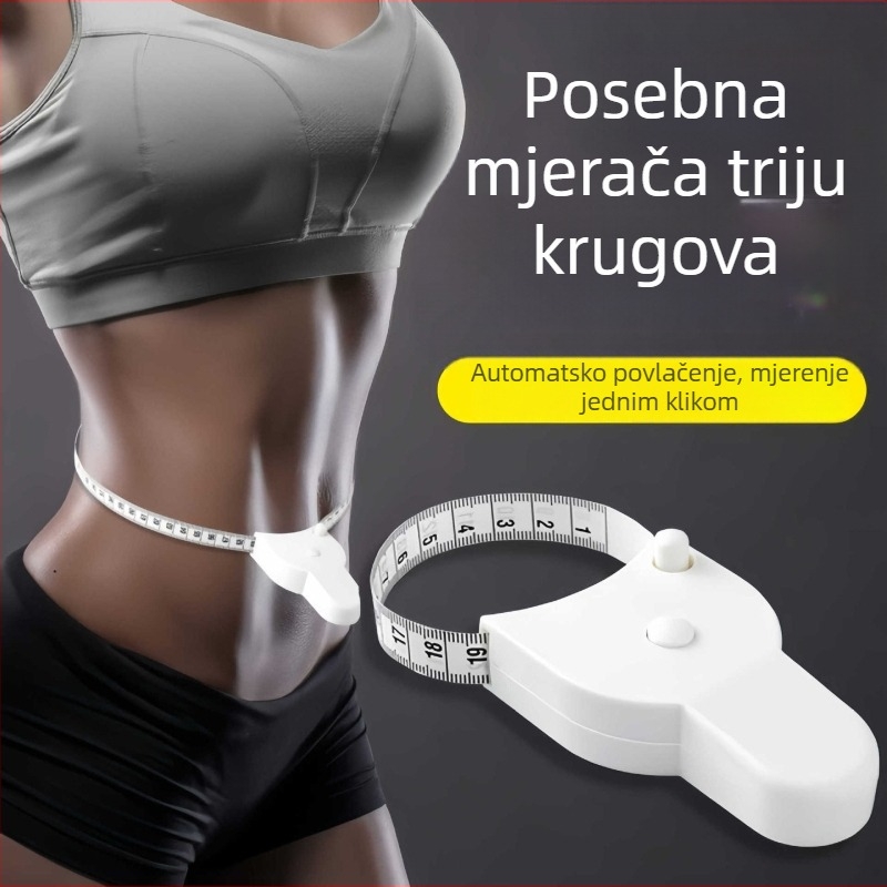 Izvlačna meka mjera za tijelo (struk, nadlaktica, prsa, obim noge)