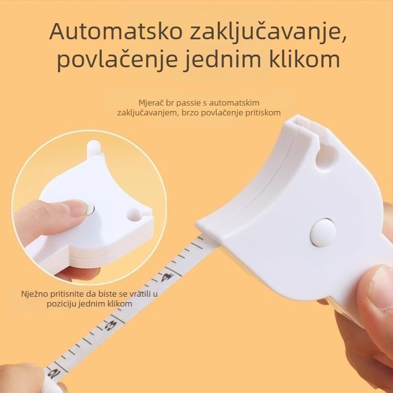 Izvlačna meka mjera za tijelo (struk, nadlaktica, prsa, obim noge)