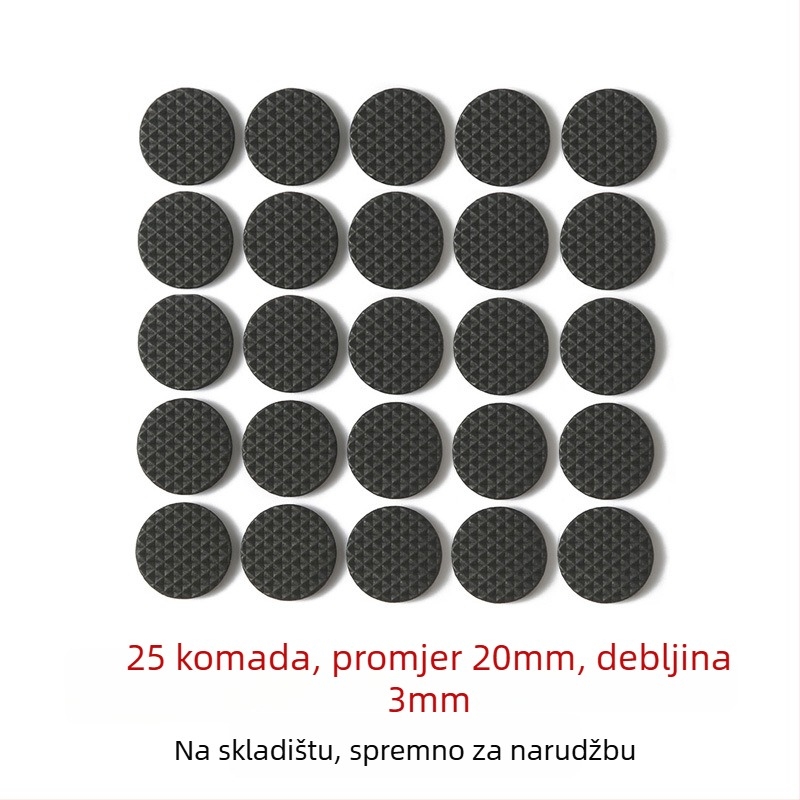 Zaštitne navlake za noge stolova i stolica — EVA pjena sa silikonskom podlogom, protuklizne i tihe, samoljepljive za namještaj, kućanske uređaje i rukotvorine