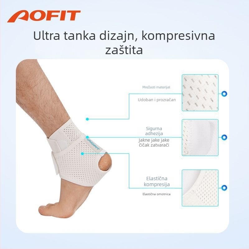 Basketball zaštita gležnja — lagana, prozračna, od kaučuka i poliestera, za odrasle