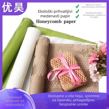 Papir za omatanje cvijeća s mrežastom teksturom, Kraft papir, pakiranje buketa i poklona
