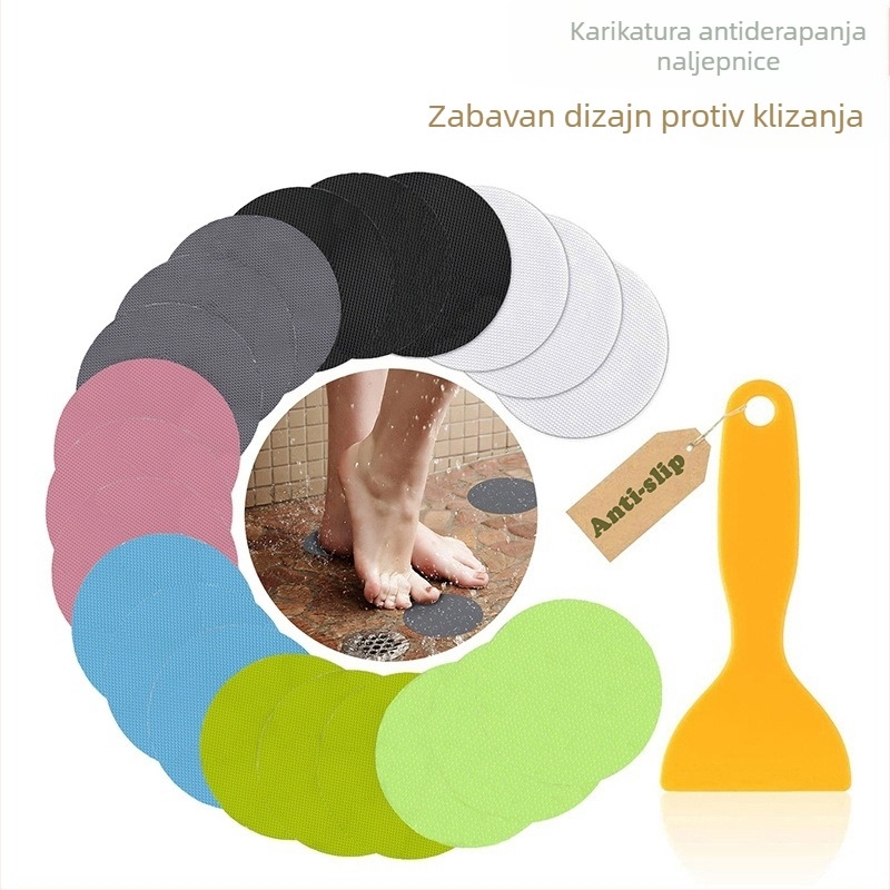 PEVA trake za kupaonicu s dizajnom morskog života – vodootporne, čvrsto ljepilo, debljina 0,85 mm, pogodne za kupaonicu, kadu, kuhinju i bazen