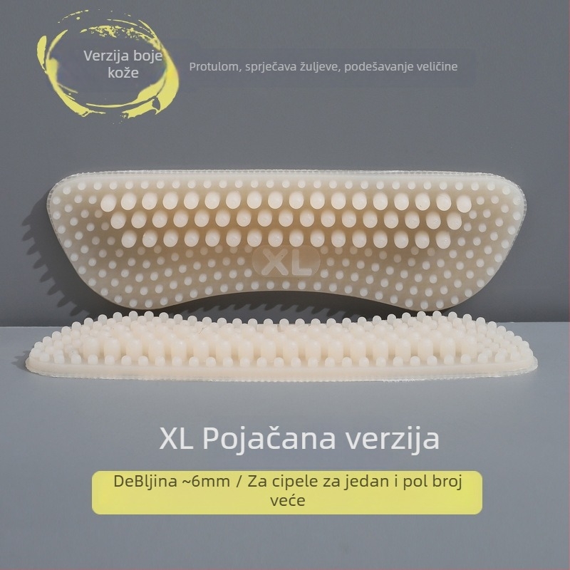 4D silikonasta naljepnica za petu za visoke pete – protuklizna podloga s masažnim granulama, model HGT10, pogodno za obuću tip Drugo, sezona ljeto/proljeće/jesen