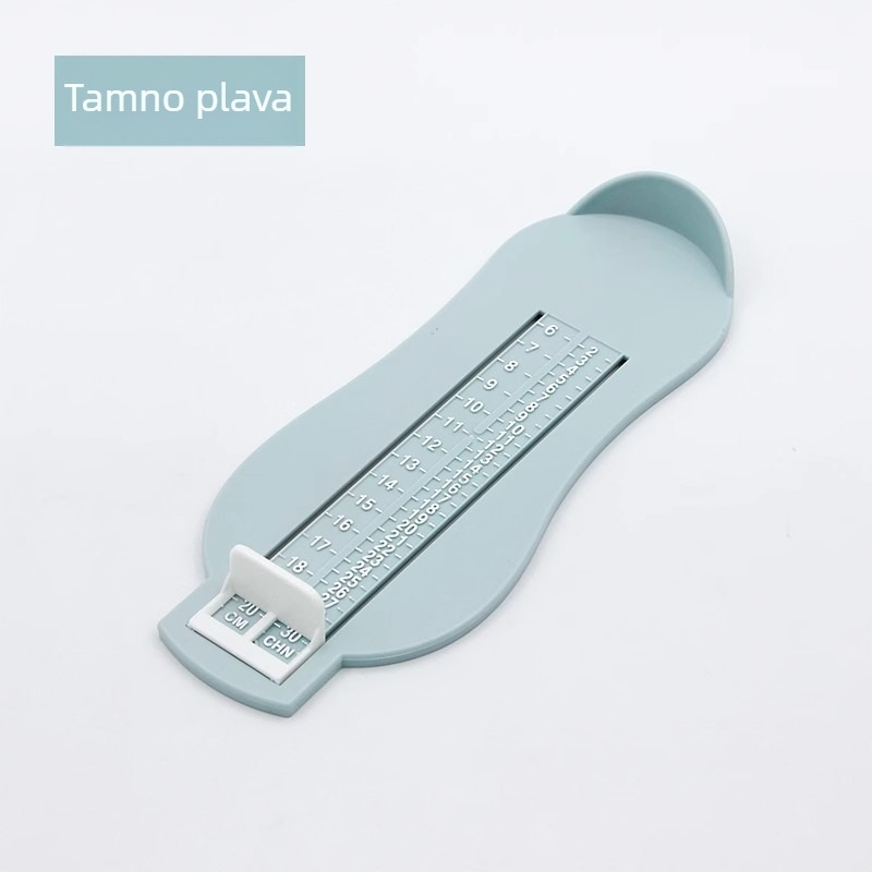 Plastični mjerač dužine stopala za dječje cipele - za djecu 1–3 godine, pojedinačno pakiranje