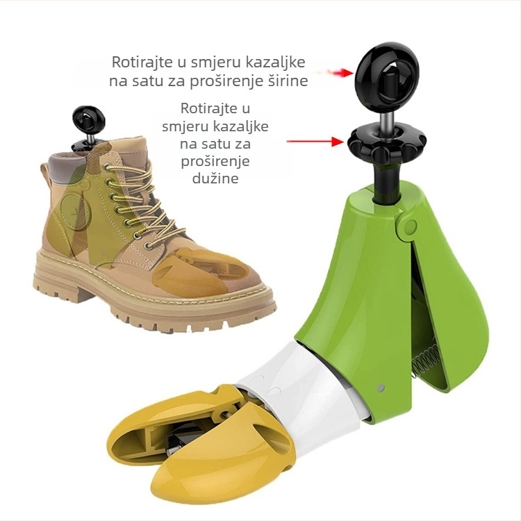 Proširivač cipela s podesivim gornjim dijelom za visoke i niske cipele — pogodan za tenisice, kožne cipele, sandale, casual, tople cipele, platnene cipele, radne cipele, papuče — Stil figura, tijekom cijele godine