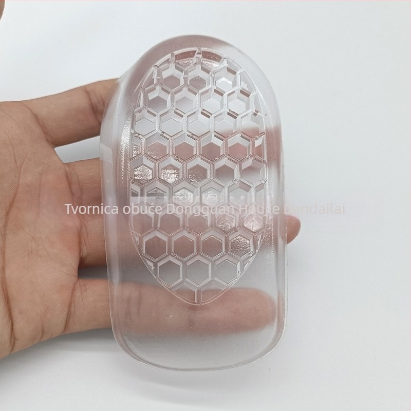 Gel podloga za podizanje pete, nevidljiva unutarnja podizna visina, đon s ćelijastim dnom za apsorpciju udara, pola veličine, unisex, pogodna za tenisice, kožne cipele, čizme i casual obuću, veličine 35–46