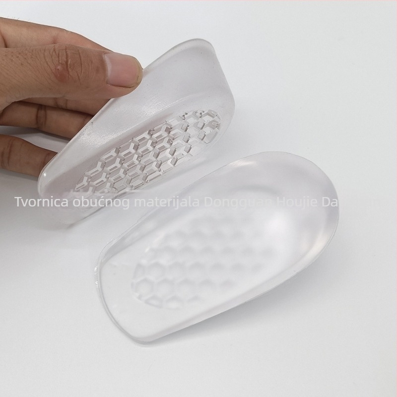 Gel podloga za podizanje pete, nevidljiva unutarnja podizna visina, đon s ćelijastim dnom za apsorpciju udara, pola veličine, unisex, pogodna za tenisice, kožne cipele, čizme i casual obuću, veličine 35–46